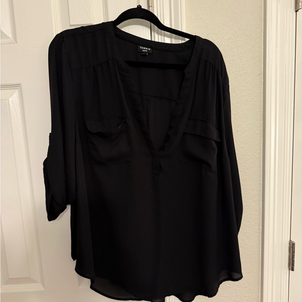 Torrid Black Blouse for Women